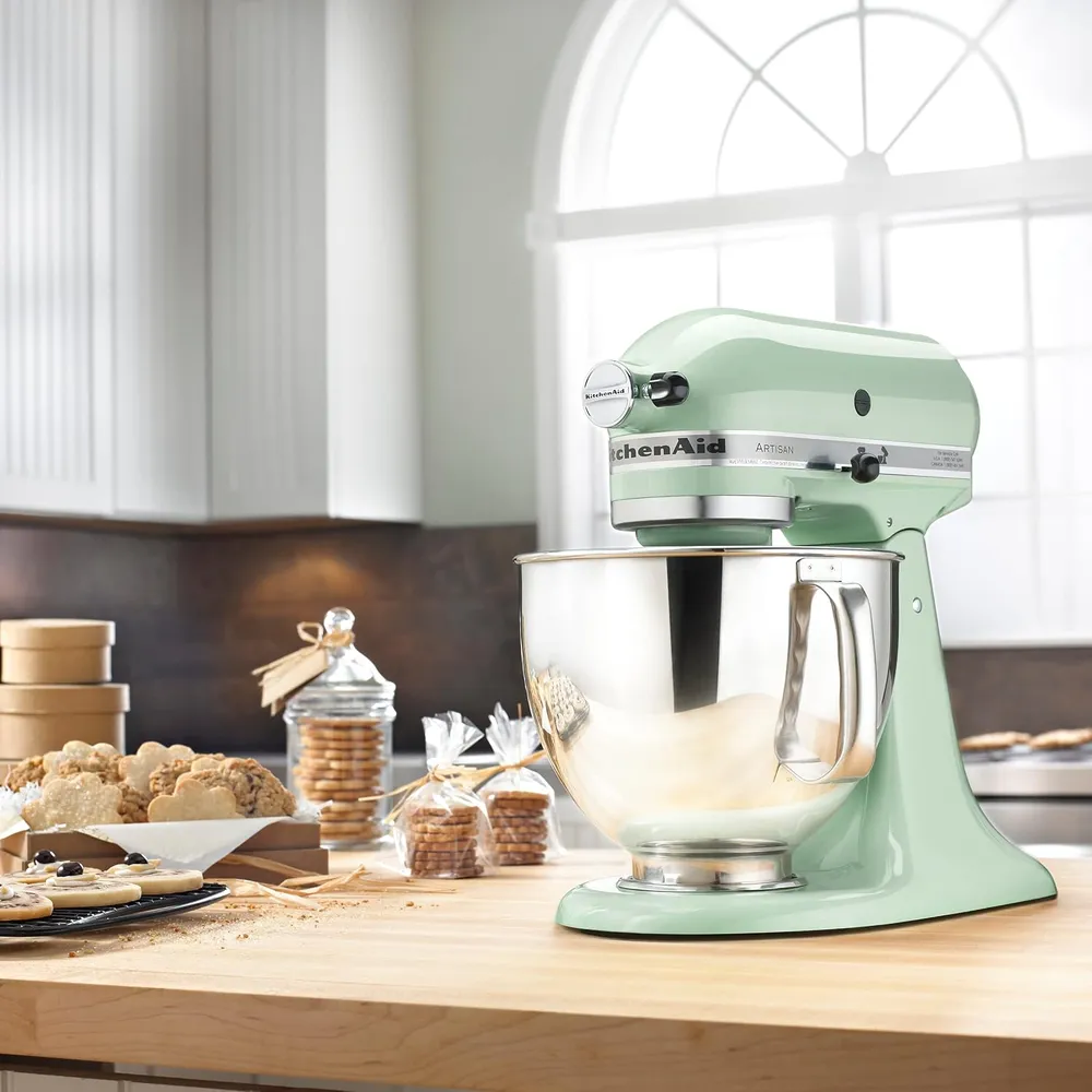 KITCHENAID ARTISAN, BATIDORA DE PIE 5 QT / 4.7 L CON PROTECTOR | PISTACHO