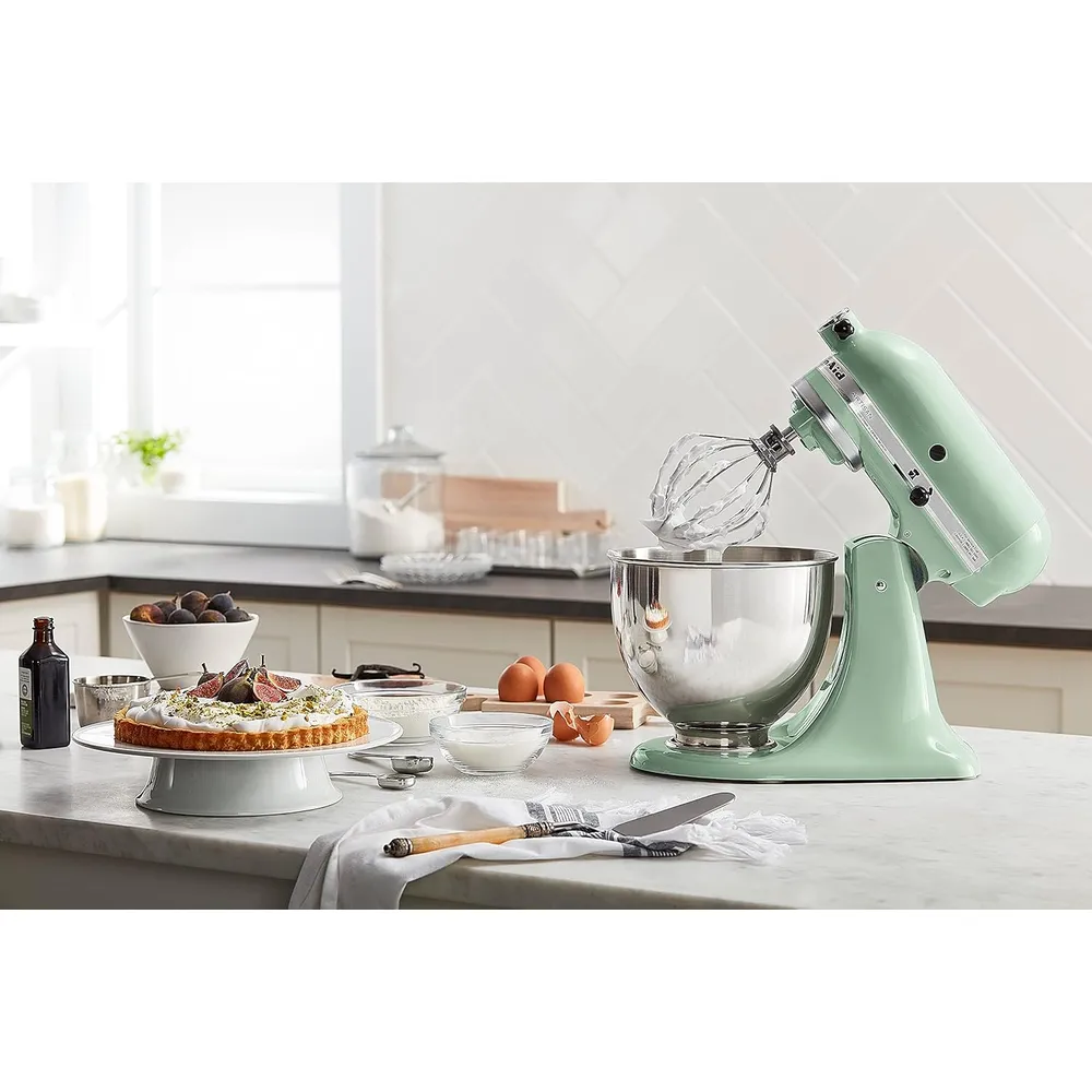 KITCHENAID ARTISAN, BATIDORA DE PIE 5 QT / 4.7 L CON PROTECTOR | PISTACHO