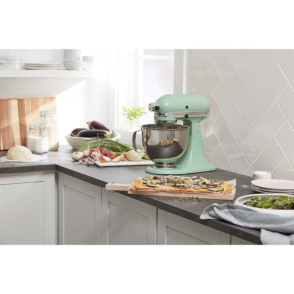 KITCHENAID ARTISAN, BATIDORA DE PIE 5 QT / 4.7 L CON PROTECTOR | PISTACHO