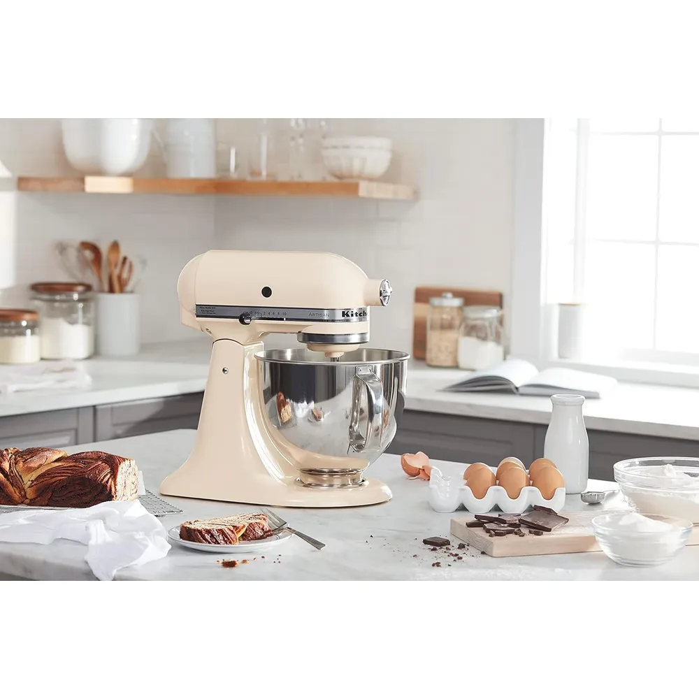 b00007g309_3_webp.webp KITCHENAID ARTISAN, BATIDORA DE PIE 5 QT / 4.7 L CON PROTECTOR | ALMENDRA