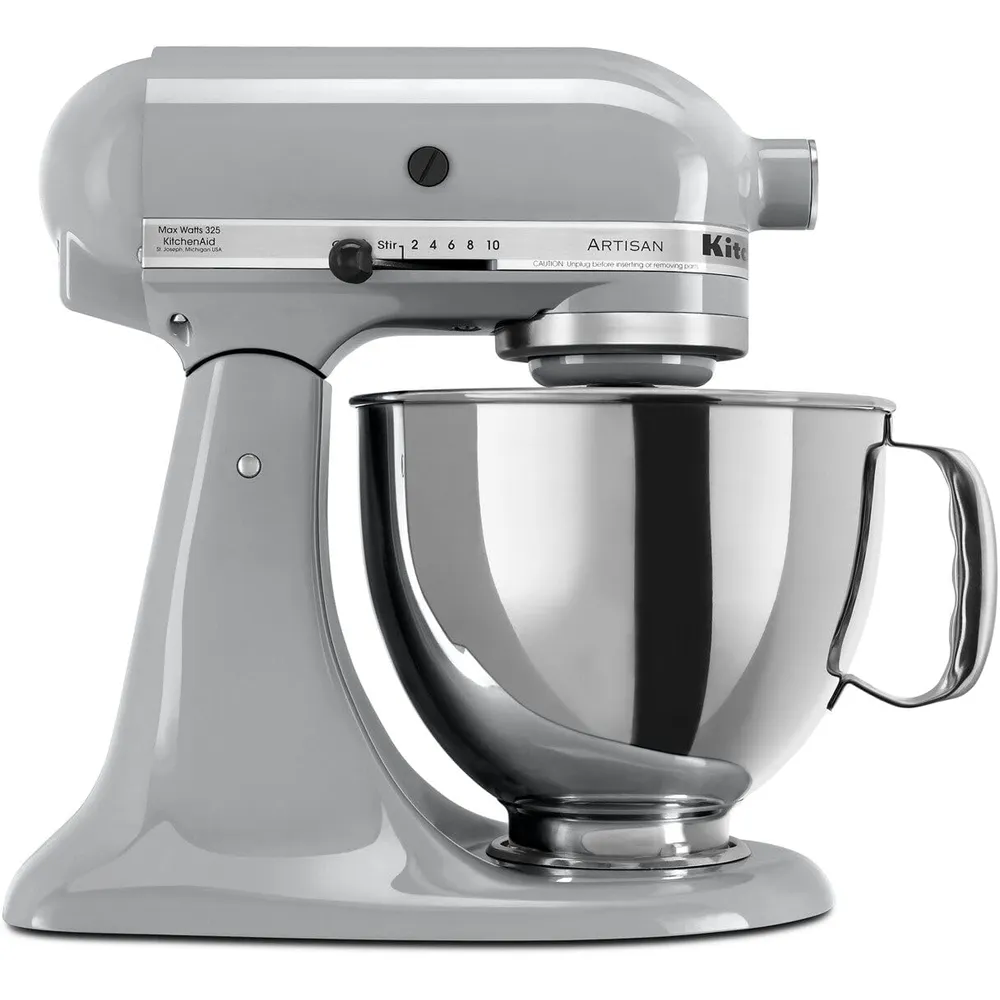 KITCHENAID ARTISAN, BATIDORA DE PIE 5 QT / 4.7 L CON PROTECTOR | METÁLICO
