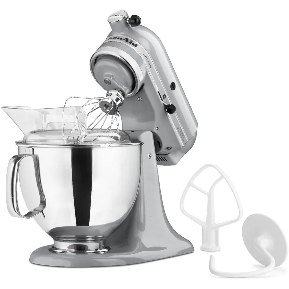 KITCHENAID ARTISAN, BATIDORA DE PIE 5 QT / 4.7 L CON PROTECTOR | METÁLICO