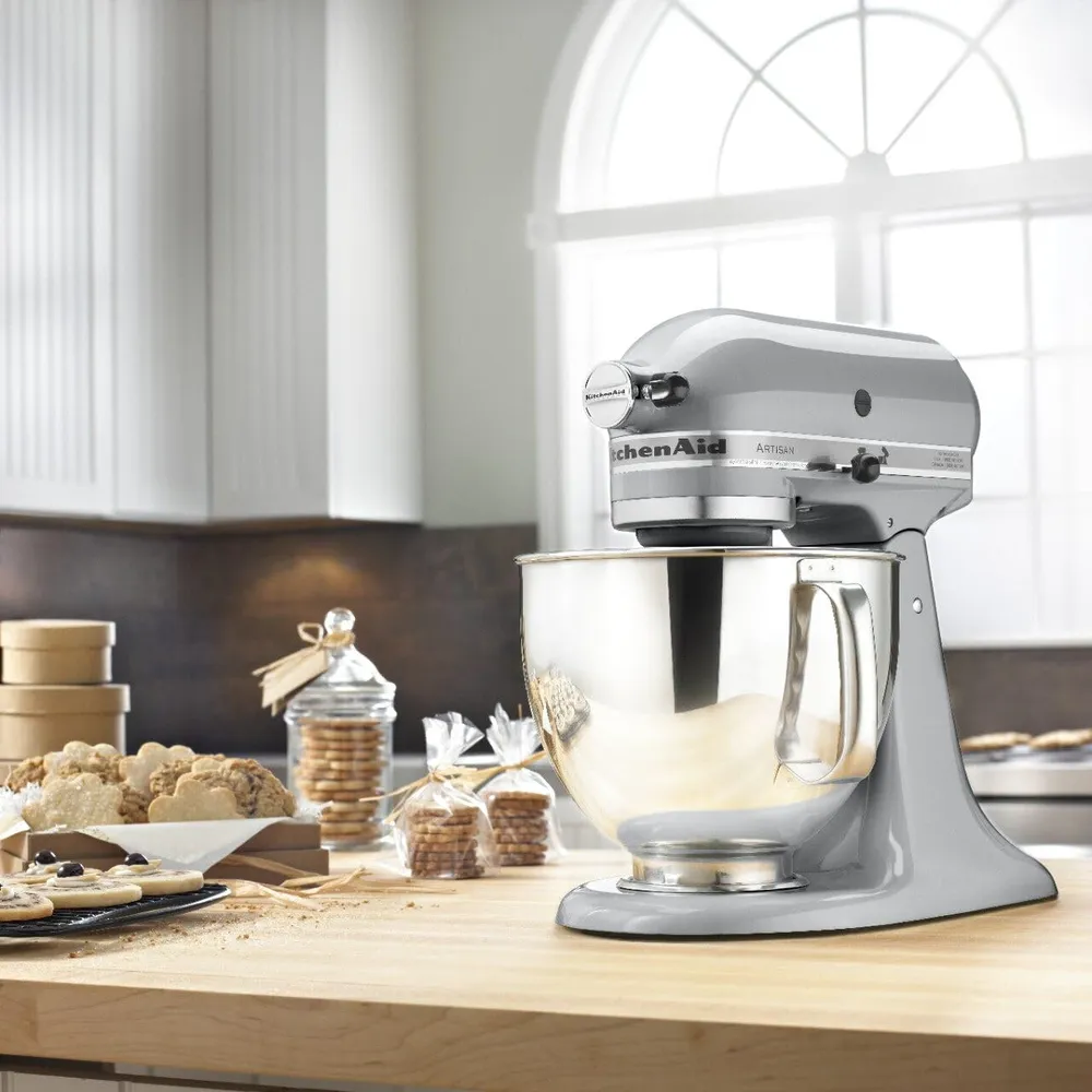 KITCHENAID ARTISAN, BATIDORA DE PIE 5 QT / 4.7 L CON PROTECTOR | METÁLICO
