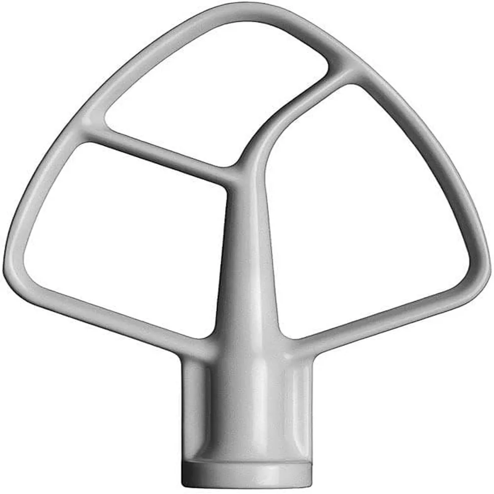 KITCHENAID, UTENSILIO BATIDOR PLANO REVESTIDO PARA BATIDORAS 5 QT CON CABEZAL | BLANCO