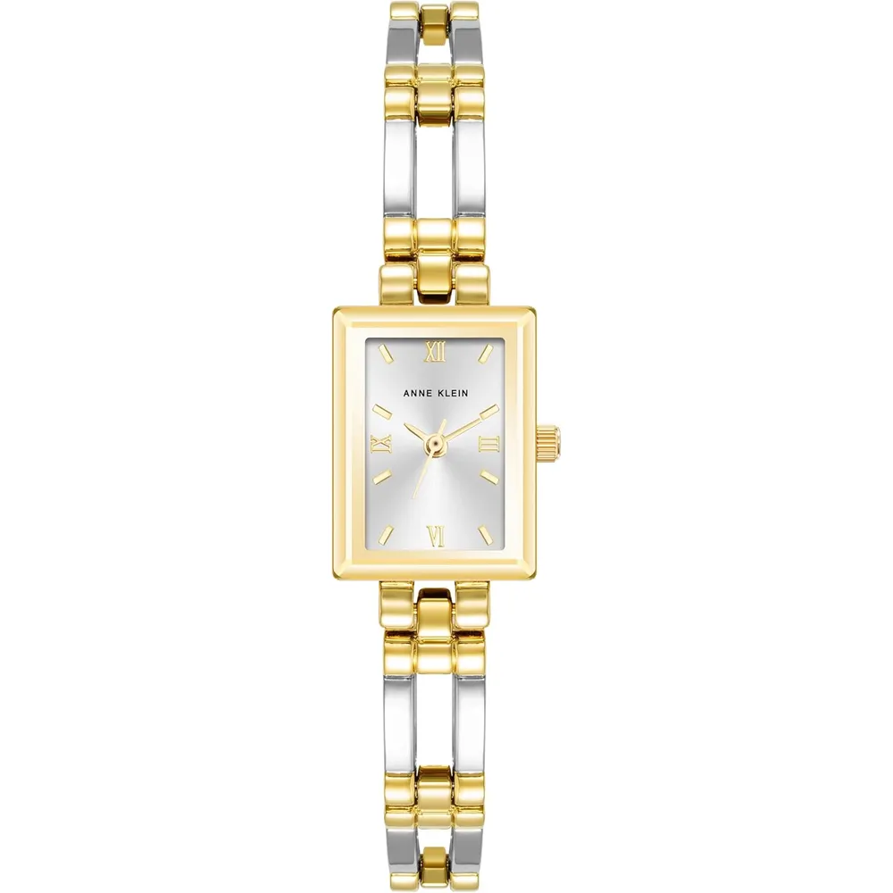 Anne Klein 10/4899SVTT reloj clásico para mujer | 16 mm - Dorado/Plateado