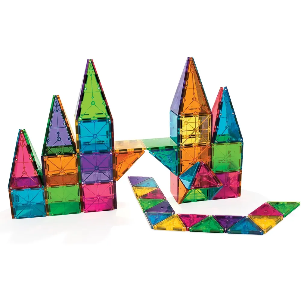 MAGNA-TILES - Clásico 100-piezas set de construcción magnético