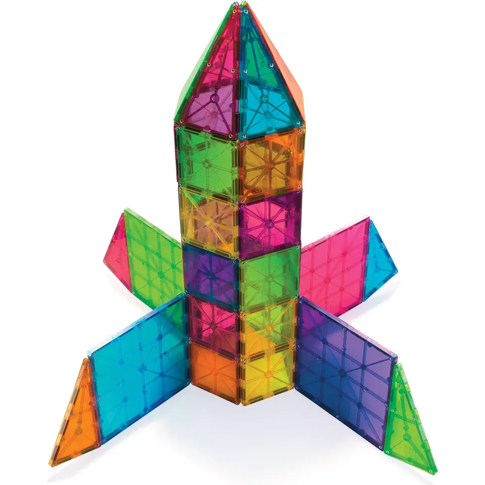 MAGNA-TILES - Clásico 100-piezas set de construcción magnético