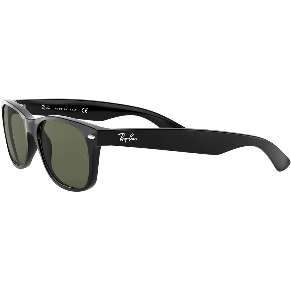Ray-Ban RB2132 New Wayfarer Gafas de sol para hombre | Black / Green I