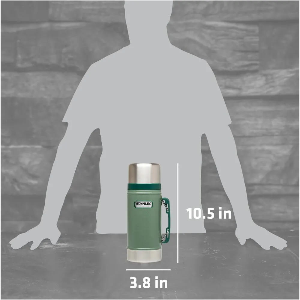 b000fzx944_5_webp.webp Stanley Classic Legendary Vacuum Insulated 24 oz | Hammertone Green