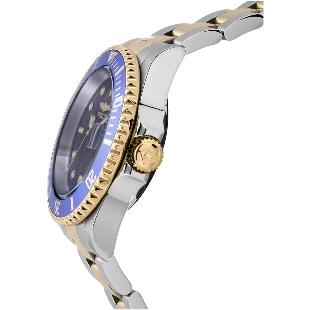 Invicta 35690 reloj automático para hombre Pro Diver | 40 mm - Acero/Oro/Azul claro
