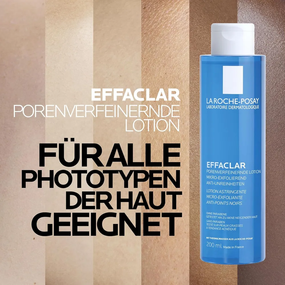 TÓNICO FACIAL ASTRINGENTE EXFOLIANTE EFFACLAR LA ROCHE-POSAY 6.76 OZ / 200 ML