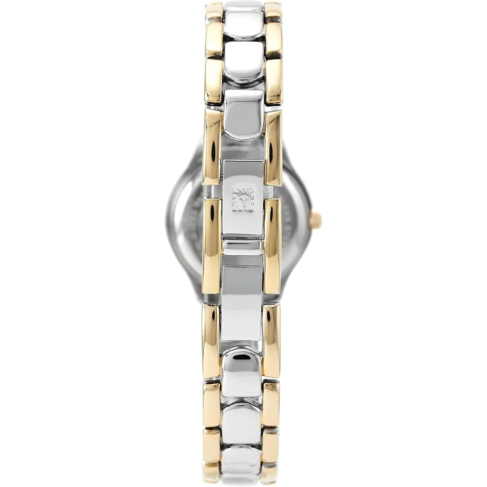 Anne Klein reloj femenino con indicador de fecha | 24 mm - Oro/Plata