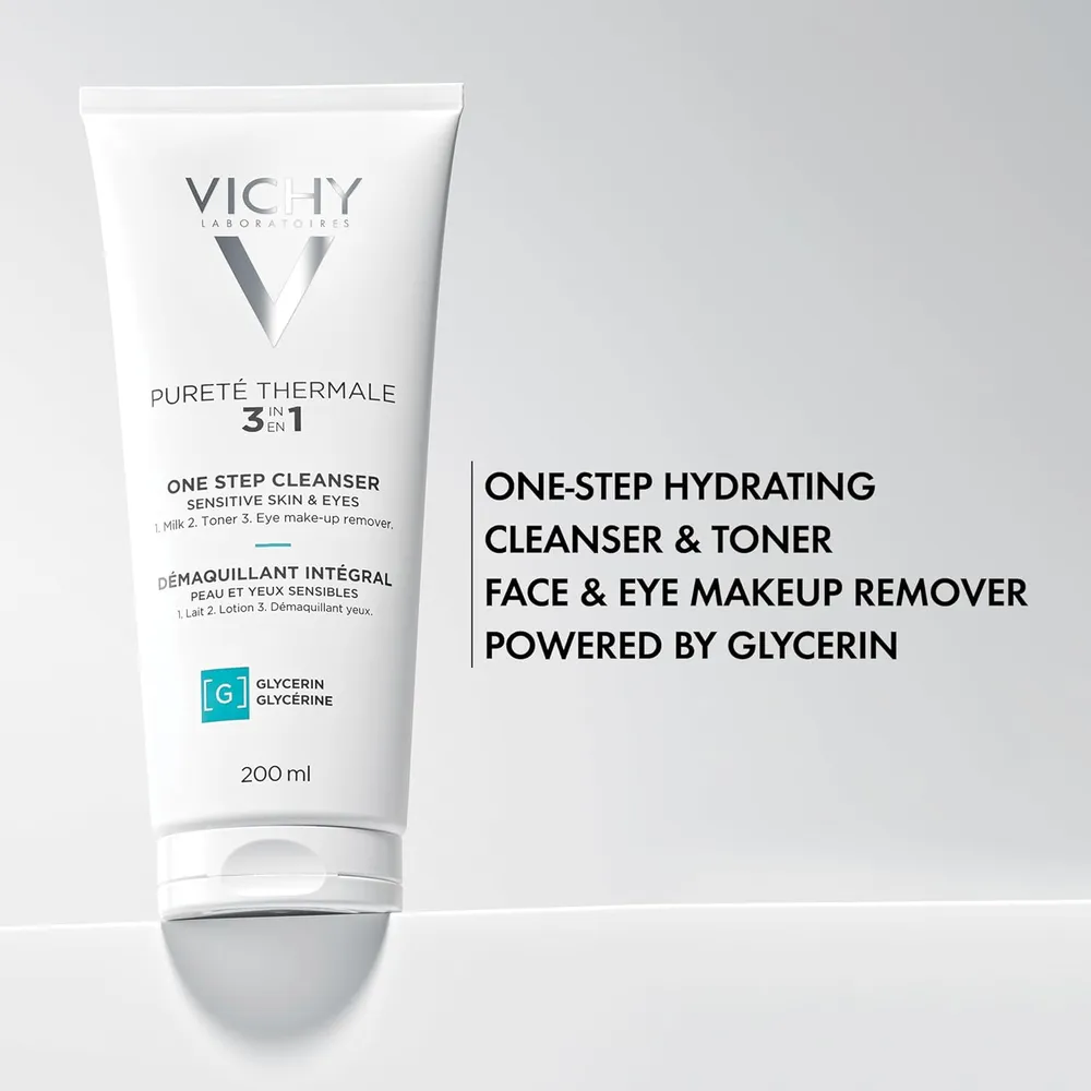 LIMPIADOR 3 EN 1 PIEL SENSIBLE PURETE THERMALE VICHY 6.76 OZ / 200 ML