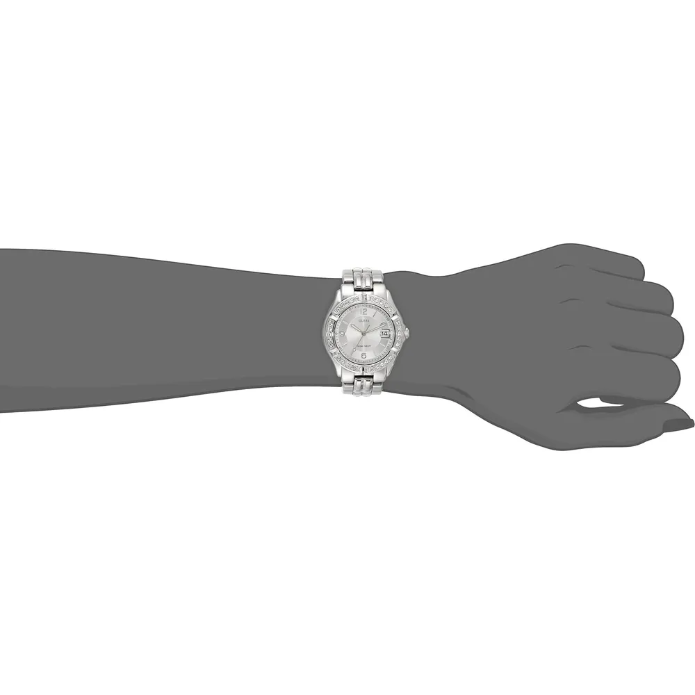GUESS GOLD U0026L1 reloj para mujer tipo brazalete | 36mm - Plateado/Plata
