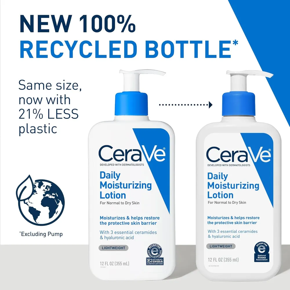 CERAVE LOCIÓN HIDRATANTE DIARIA PARA PIEL SECA 12 OZ / 355 ML