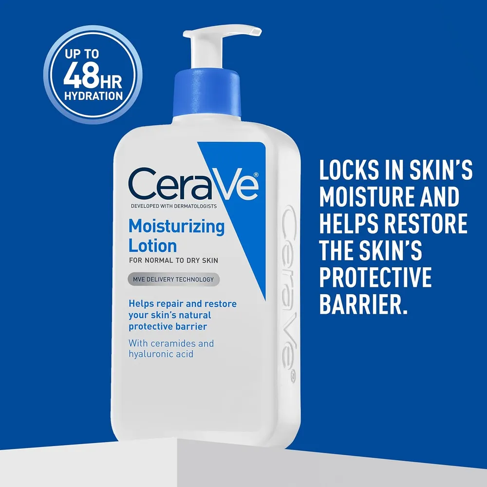 CERAVE LOCIÓN HIDRATANTE DIARIA PARA PIEL SECA 12 OZ / 355 ML