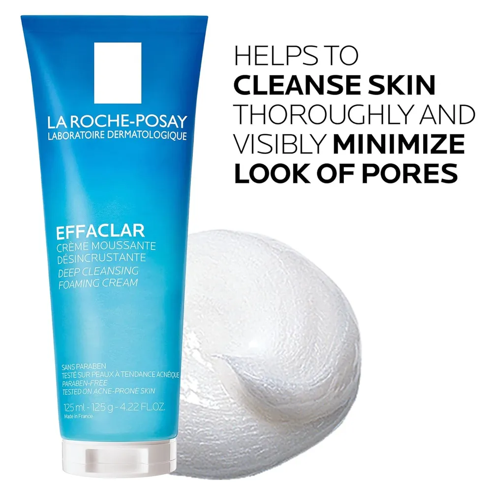 LIMPIADOR FACIAL ESPUMOSO PIEL GRASA EFFACLAR LA ROCHE-POSAY 4.22 OZ / 125 ML