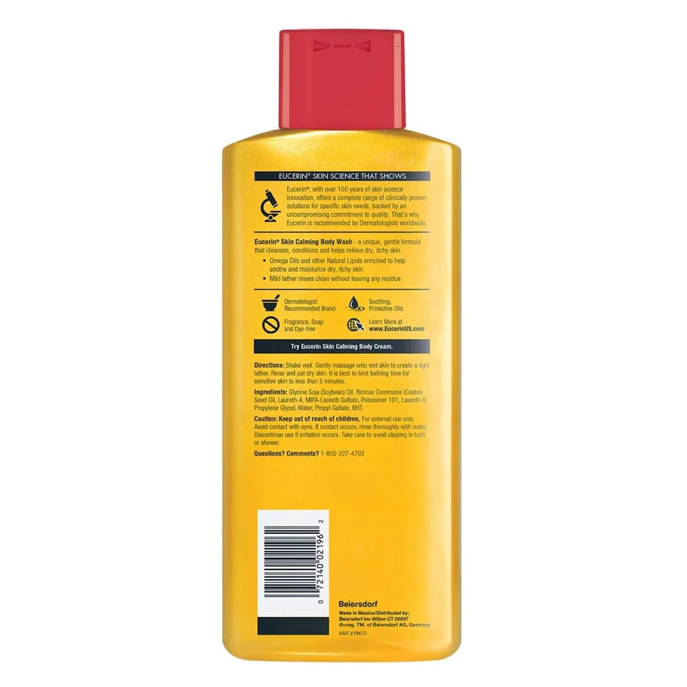 PACK 3 EUCERIN GEL DE DUCHA CALMANTE PARA PIEL SECA 250 ML