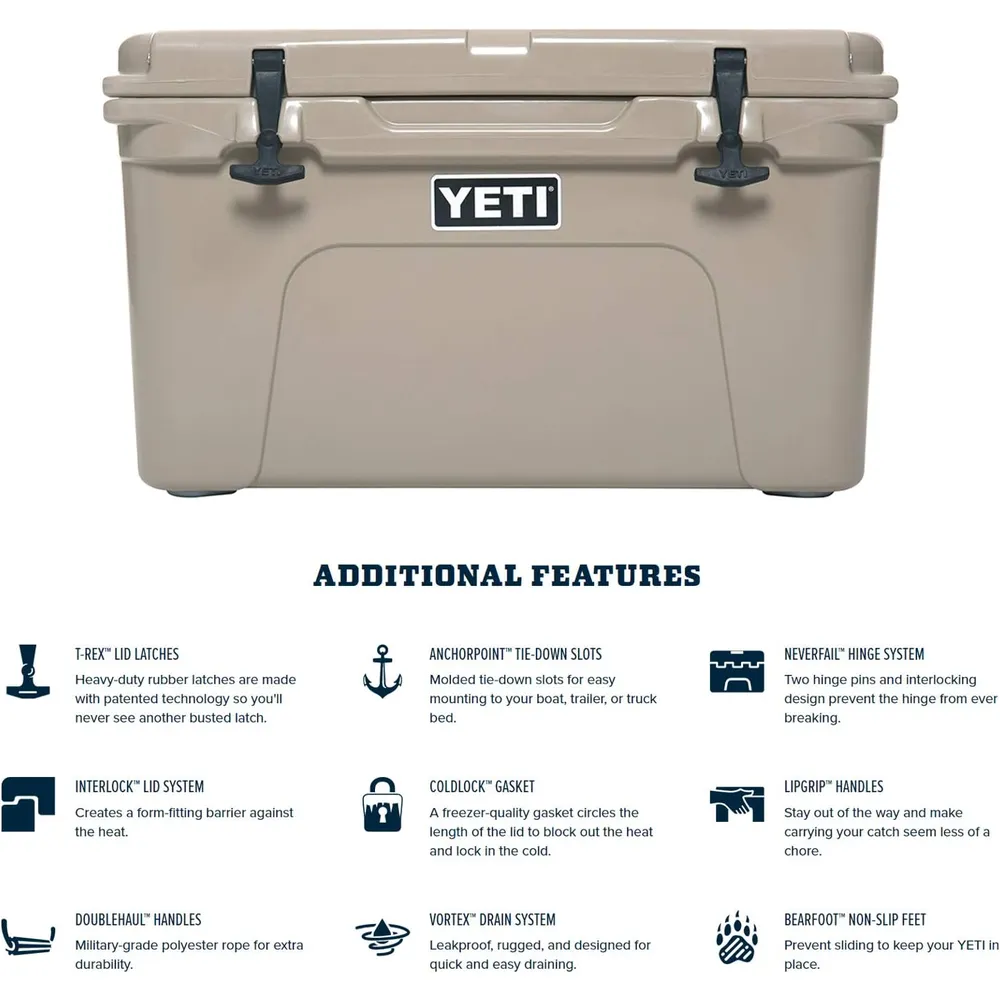 b001couoyk_5_webp.webp YETI Tundra 45 Cooler Portátil | Beige