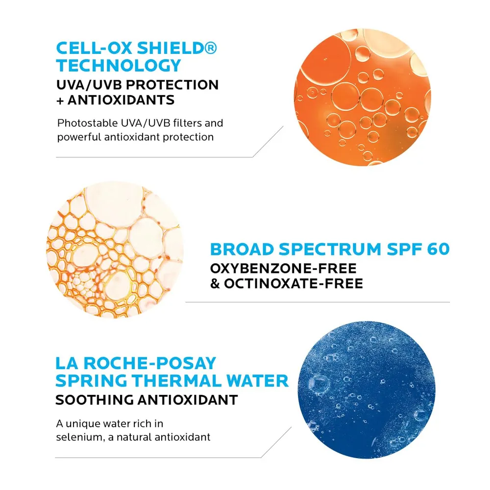 PROTECTOR SOLAR CORPORAL Y FACIAL MELT-IN MILK SPF 60 ANTHELIOS LA ROCHE-POSAY 5 OZ / 150 ML