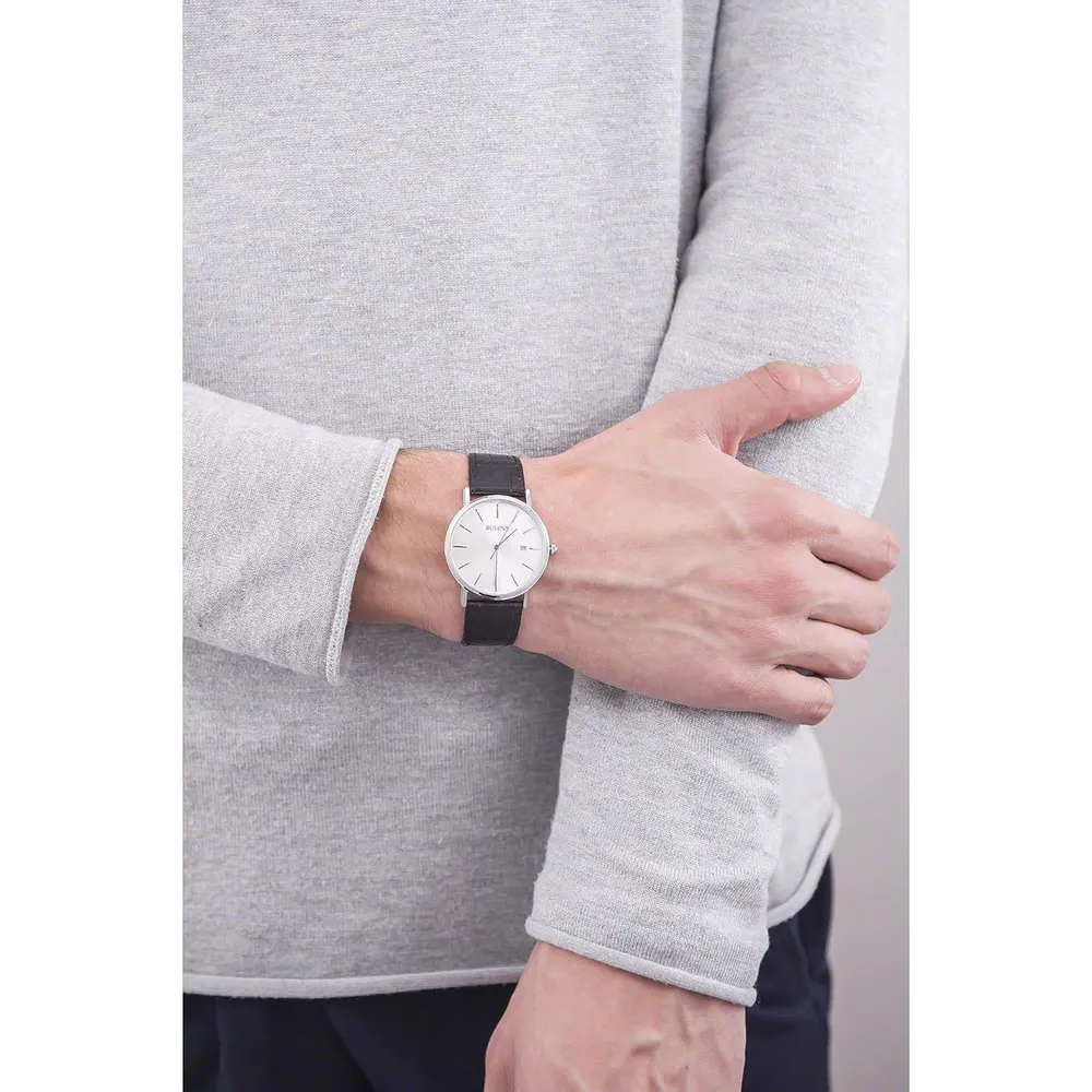 b002idtuhg_2_webp.webp Bulova reloj clásico para hombre con cuarzo y calendario correa de cuero | Negro
