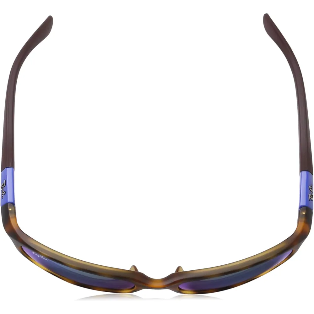 Ray-Ban Junior RJ9506S Gafas de sol para niños | Shiny Light Blue Frame / Grey Lens