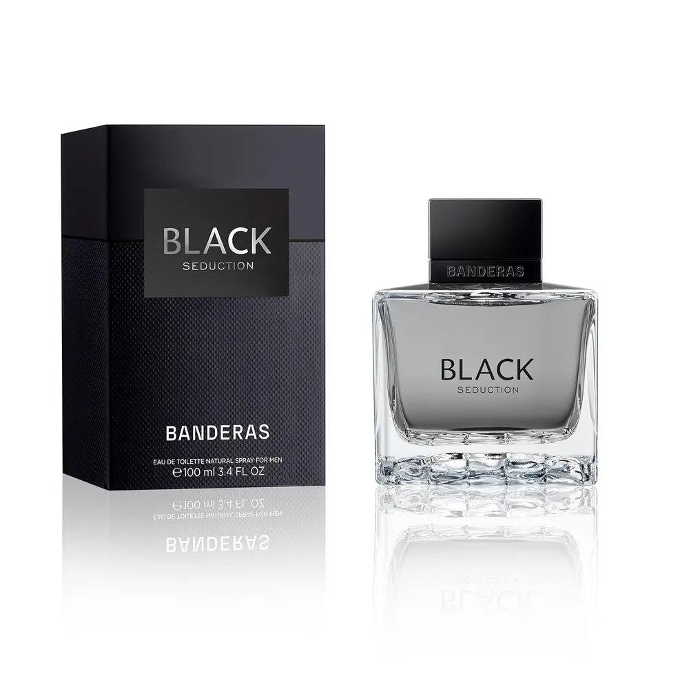 PERFUME BANDERAS SEDUCTION IN BLACK EAU DE TOILETTE 3.4 OZ / 100 ML