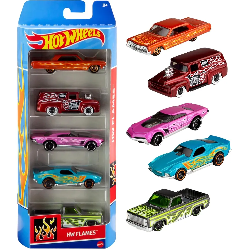 HOT WHEELS ABLES SET 5 PZS (ESTILOS DIVERSOS)
