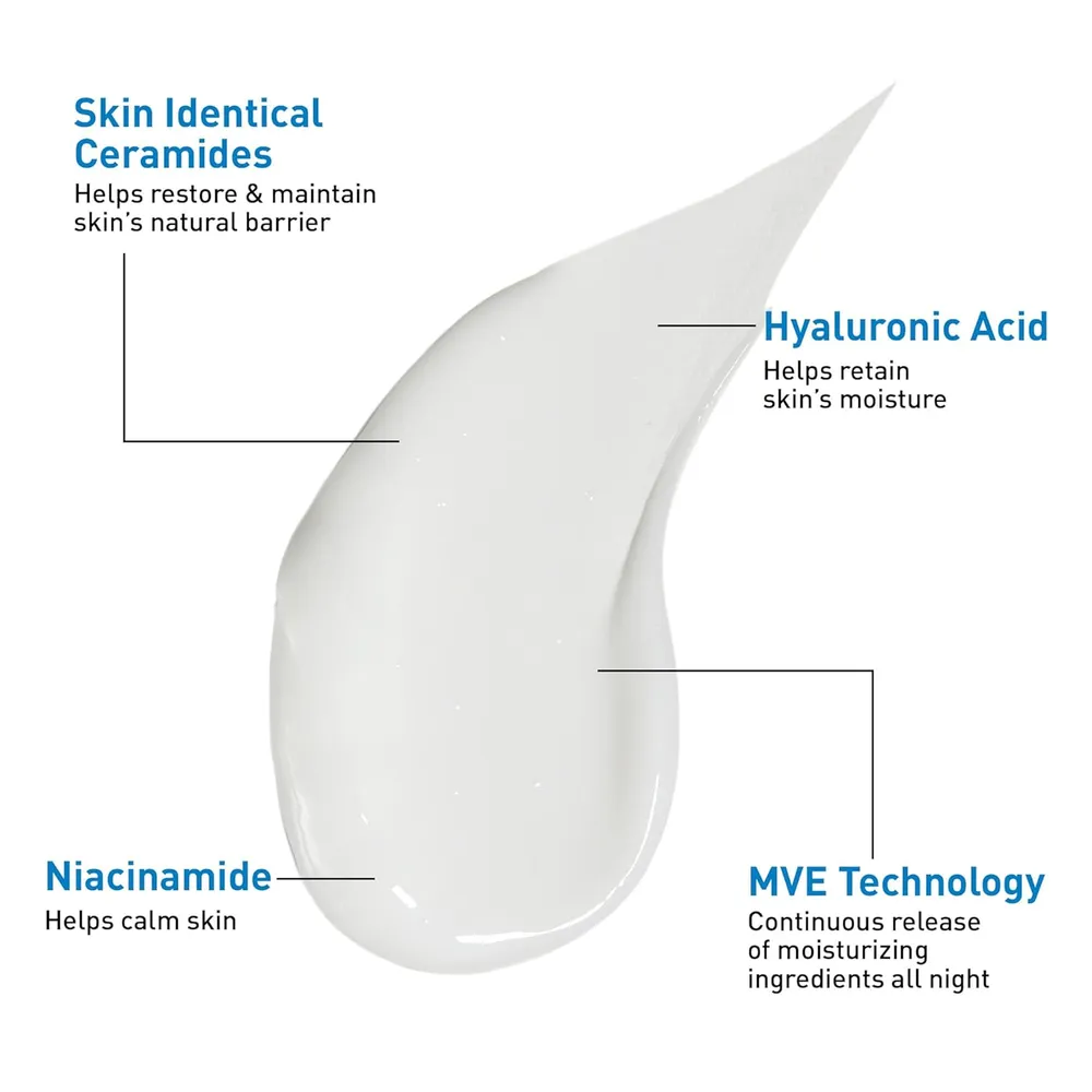 CERAVE PM LOCIÓN HIDRATANTE FACIAL 3 OZ / 89 ML