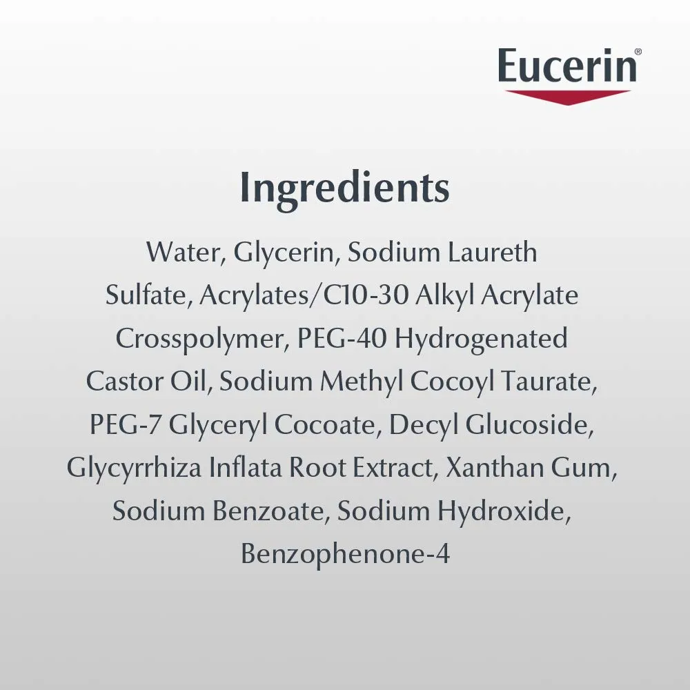 PACK 3 EUCERIN GEL LIMPIADOR FACIAL PARA PIEL SENSIBLE 200 ML
