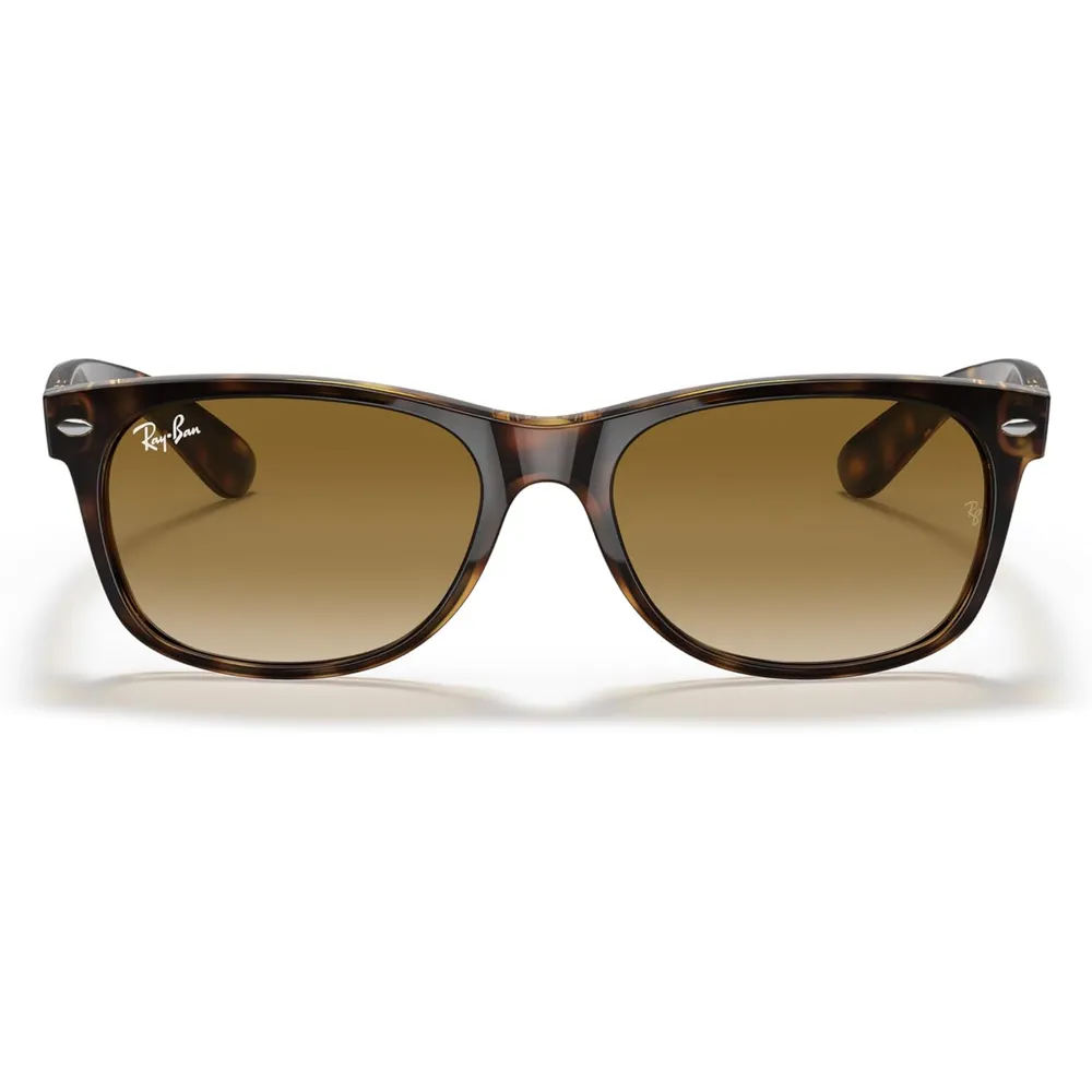 Ray-Ban RB2132 Gafas de sol New Wayfarer Degradadas | Light Havana / Clear Brown II