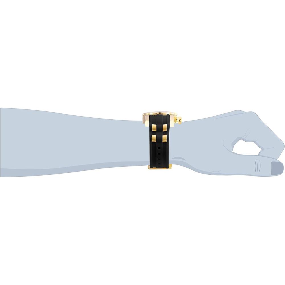 Reloj Invicta Pro Diver para hombre resistente al agua movimiento de cuarzo | Negro y Oro