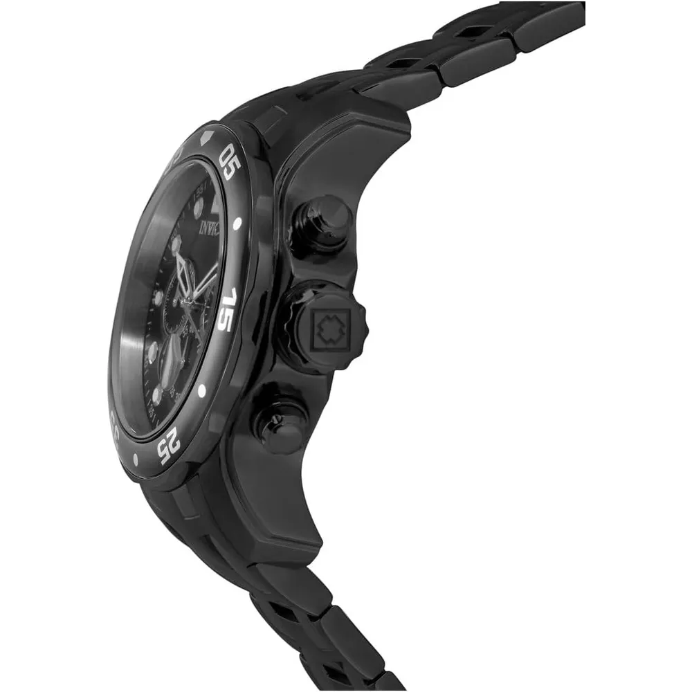 Invicta 0076 reloj Pro Diver Chronograph para hombre | Negro