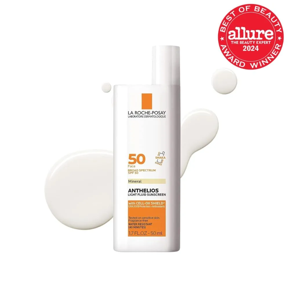 PROTECTOR SOLAR FACIAL FLUIDO SPF 40 ANTHELIOS MINERAL LA ROCHE-POSAY 1.7 OZ / 50 ML