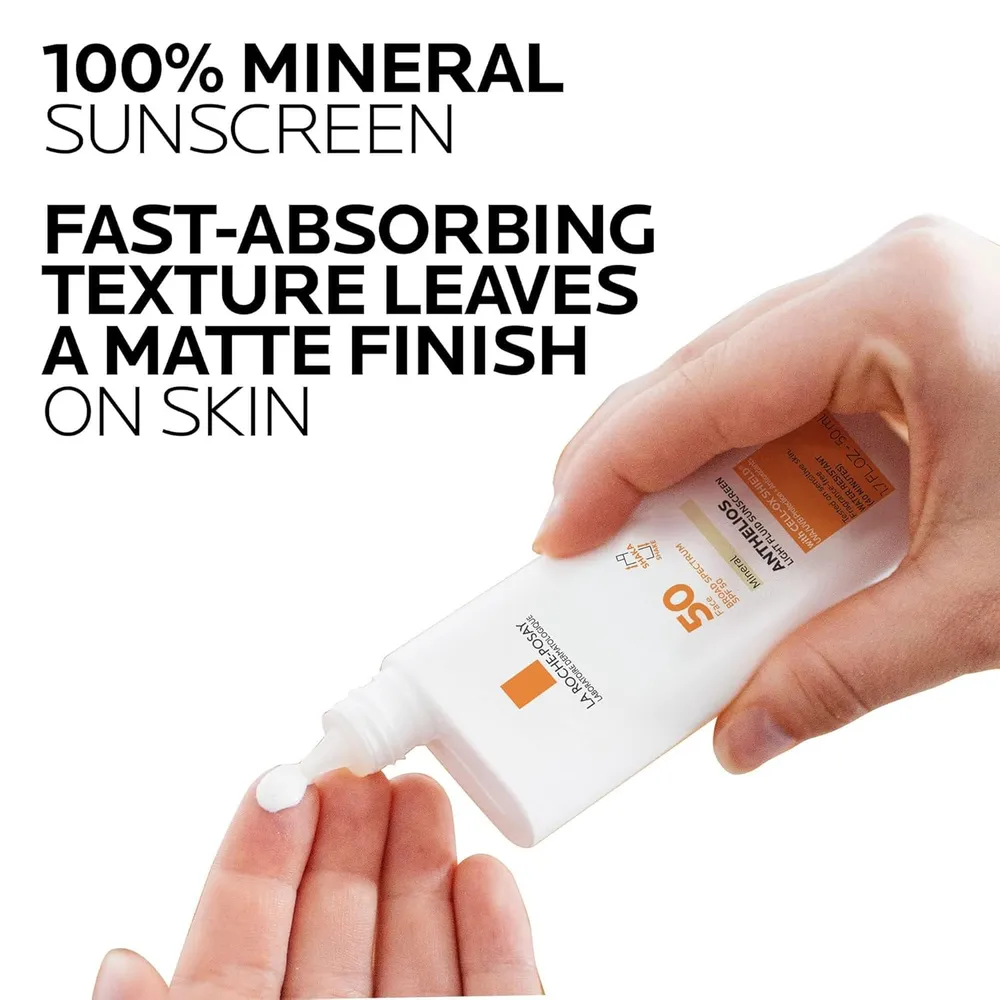 PROTECTOR SOLAR FACIAL FLUIDO SPF 40 ANTHELIOS MINERAL LA ROCHE-POSAY 1.7 OZ / 50 ML