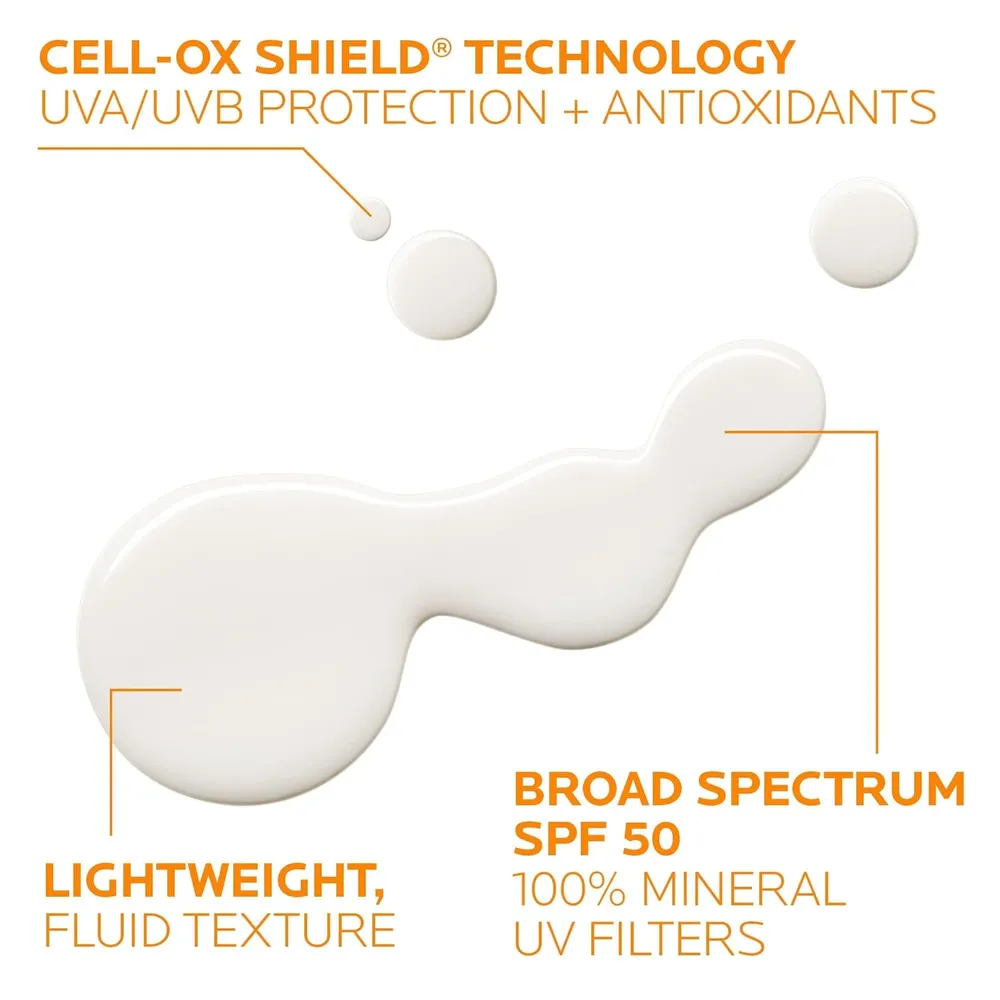 PROTECTOR SOLAR FACIAL FLUIDO SPF 40 ANTHELIOS MINERAL LA ROCHE-POSAY 1.7 OZ / 50 ML