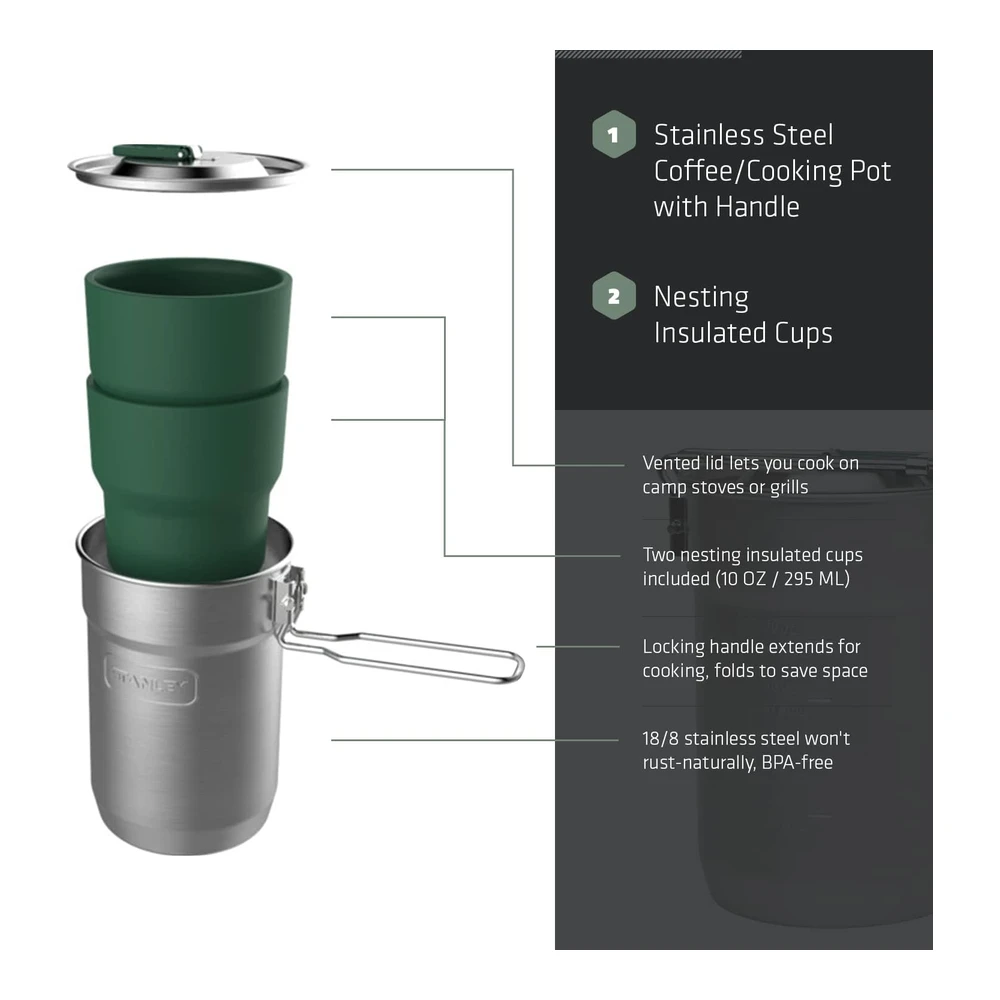 Stanley Adventure Nesting Two Cup Cookset