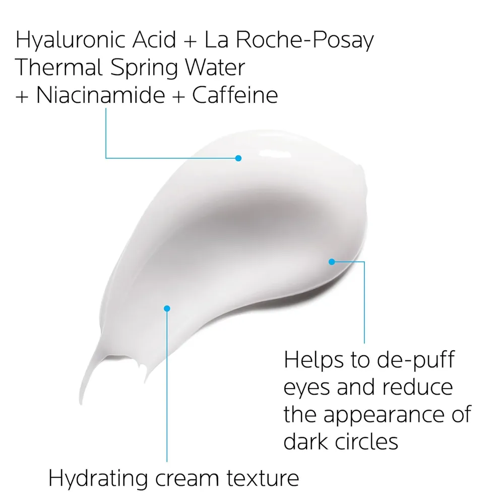 CONTORNO DE OJOS ÁCIDO HIALURÓNICO HYDRAPHASE INTENSE LA ROCHE-POSAY 0.5 OZ / 15 ML