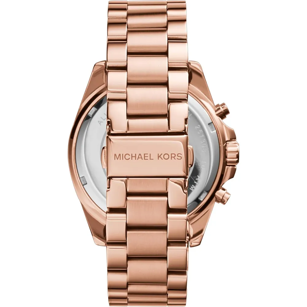 MICHAEL KORS Reloj Bradshaw Cronógrafo de 43 mm MK5503 Talla Unica | Oro Rosa