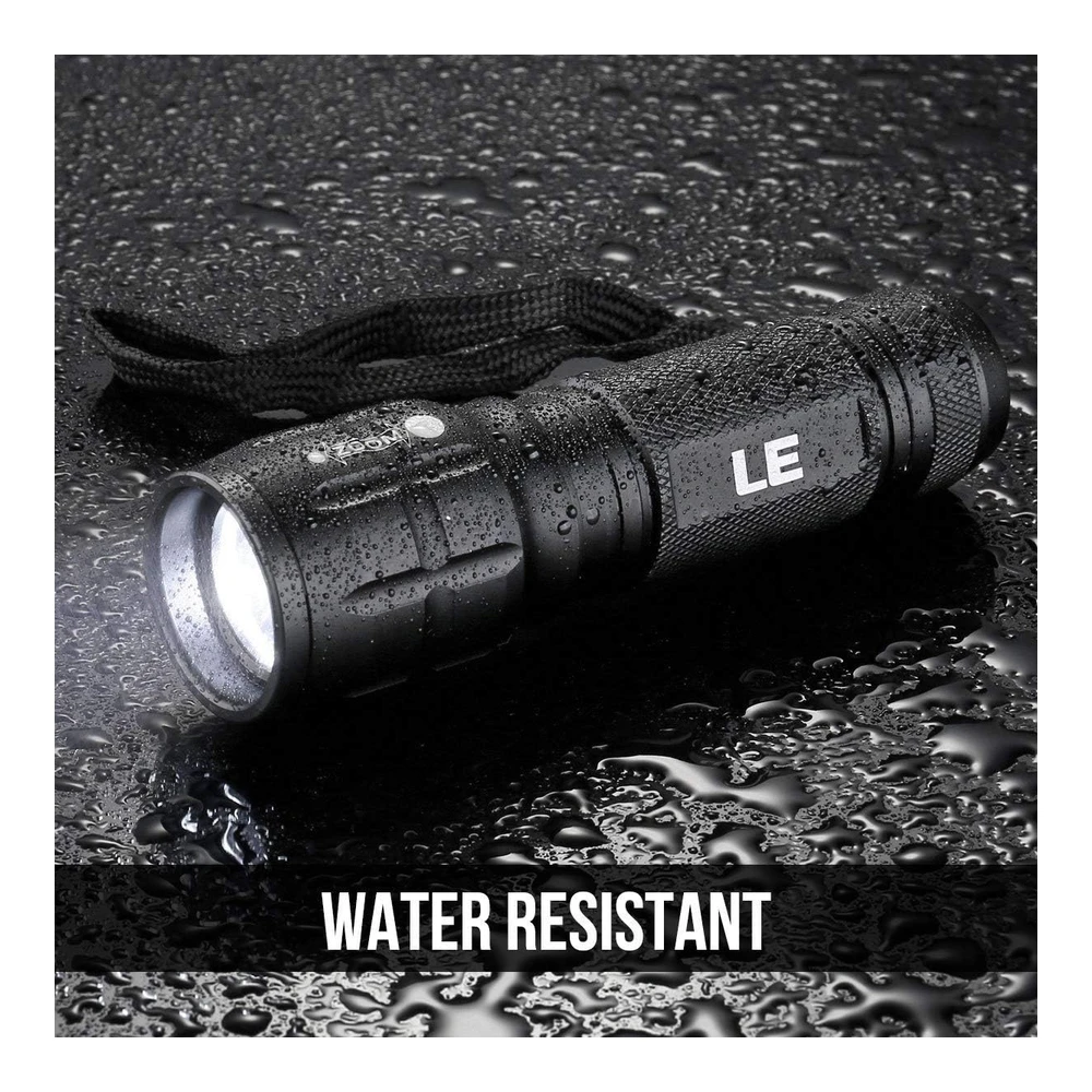 La Mini Led Linterna Táctica - Cree Led - de Enfoque Ajustable y Acercamiento - Linterna Pequeña - Súper Brillante - Pilas Incluidas
