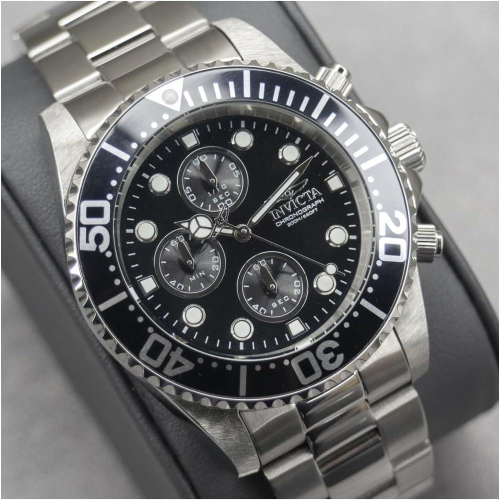 b005fn0vmy_2_jpg.jpg Reloj Invicta Pro Diver para hombre movimiento de cuarzo acero inoxidable | Plateado y Negro