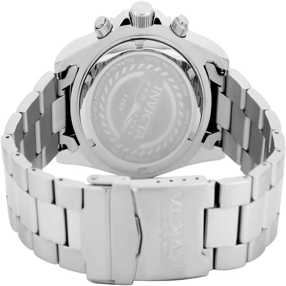 Reloj Invicta Pro Diver para hombre borde moneda acero inoxidable | Azul Eléctrico y Plateado