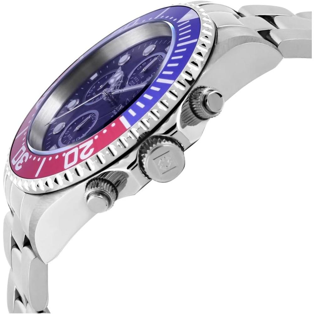 Reloj Invicta Pro Diver para hombre acero inoxidable, 39 mm / 3.9 cm | Plateado y Azul