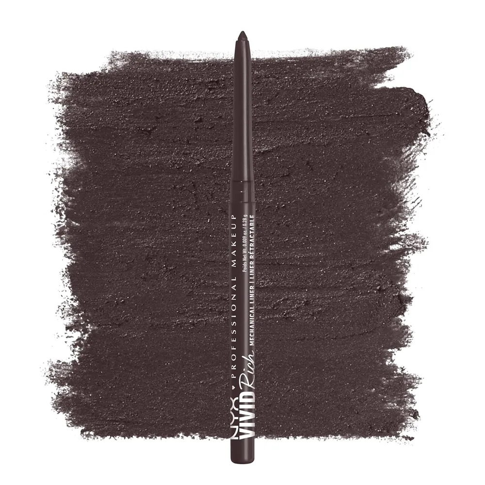 NYX Vivid Rich Lápiz de Ojos Mecánico | 15 Smokin Topaz
