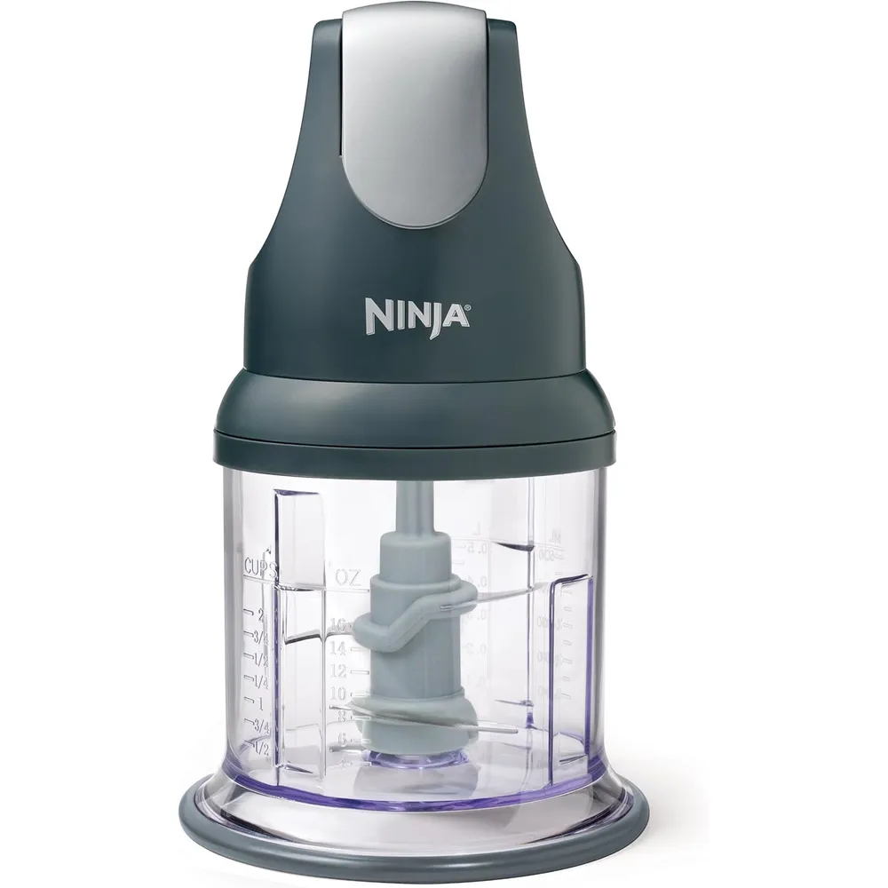NINJA PROCESADOR DE ALIMENTOS EXPRESS CHOP NJ100GR 16 OZ | GRIS