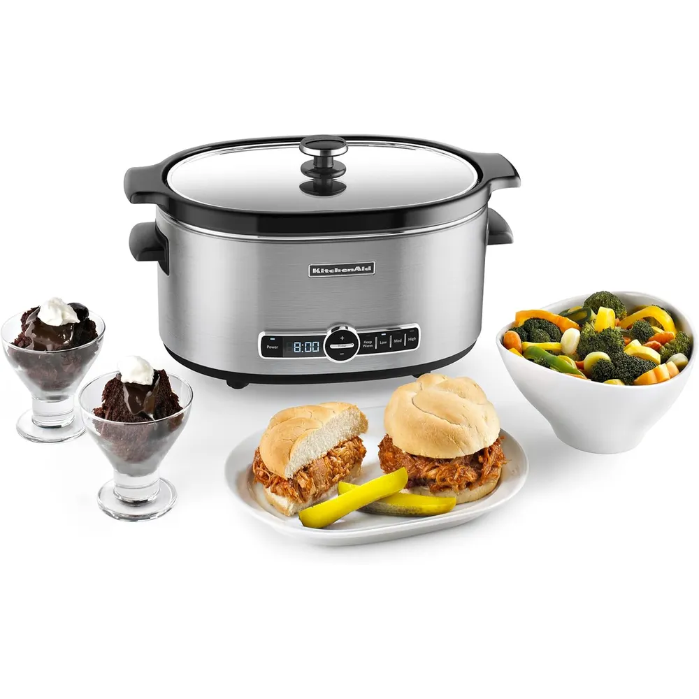 KITCHENAID KSC6223, OLLA DE COCCIÓN LENTA 6 QT / 5.7 L