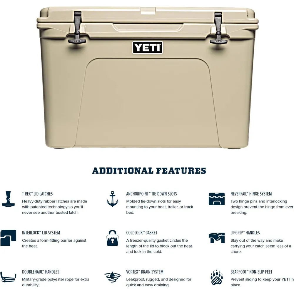 YETI Tundra 105 Cooler Portátil | Beige