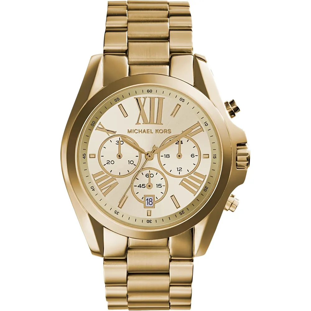 Michael Kors MK5605 Bradshaw reloj de mujer de acero | 35 mm - Dorado