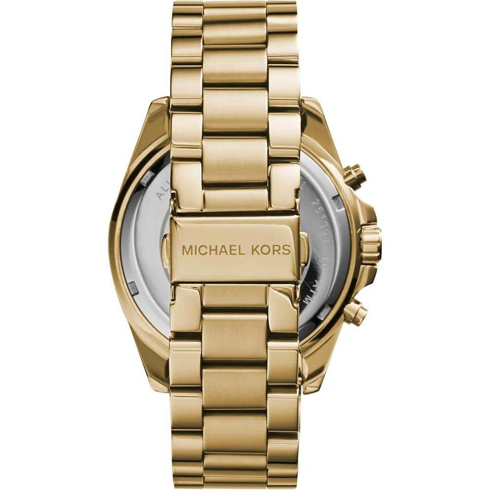 Michael Kors MK5605 Bradshaw reloj de mujer de acero | 35 mm - Dorado
