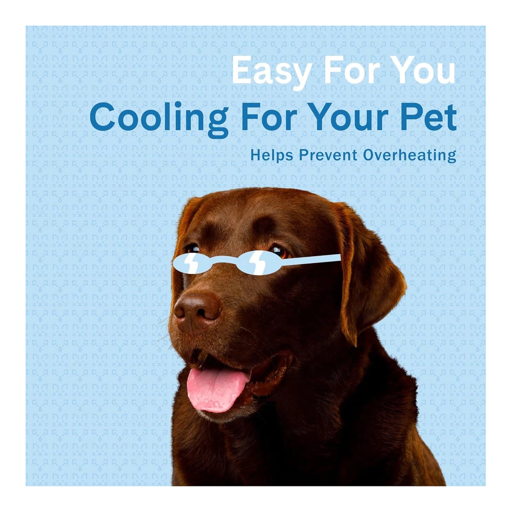 b006nonhne_4.webp The Green Pet Shop Almohadilla de Enfriamiento para Mascotas - Esta Colchoneta Ayuda a Prevenir Sobrecalentamiento y Deshidratación - Enfría y Calma a Su Perro - Activado Por Presión, Fórmula Gel No Tóxica. - L - Azul